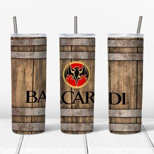 Bacardi  20 Oz Skinny Sublimated Tumbler